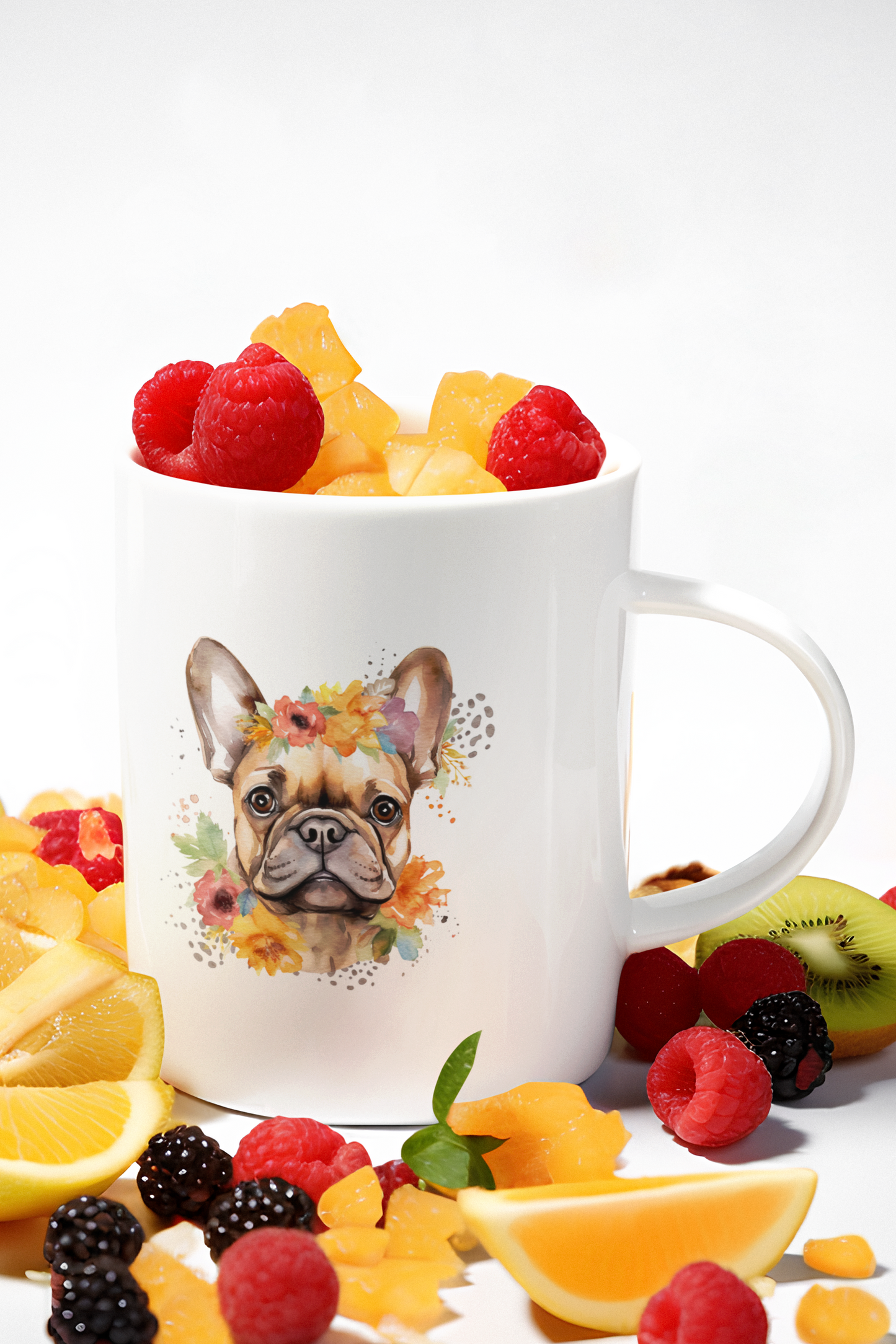 French Bulldog in spring